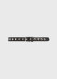 Eyelet belt black Fashion