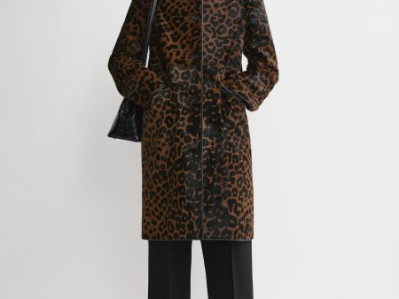 Pony hair coat leopard Sale