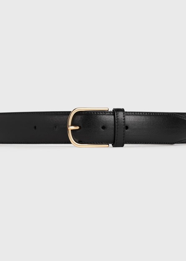 Wide trouser belt black Discount