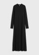 Long-sleeve jersey dress black Online Sale