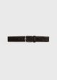 Wide trouser belt espresso Sale