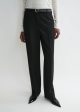 Straight tailored trousers black on Sale