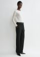 Straight tailored trousers black on Sale