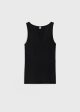 Classic rib tank black on Sale