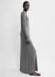 Long-sleeve jersey dress grey melange Cheap