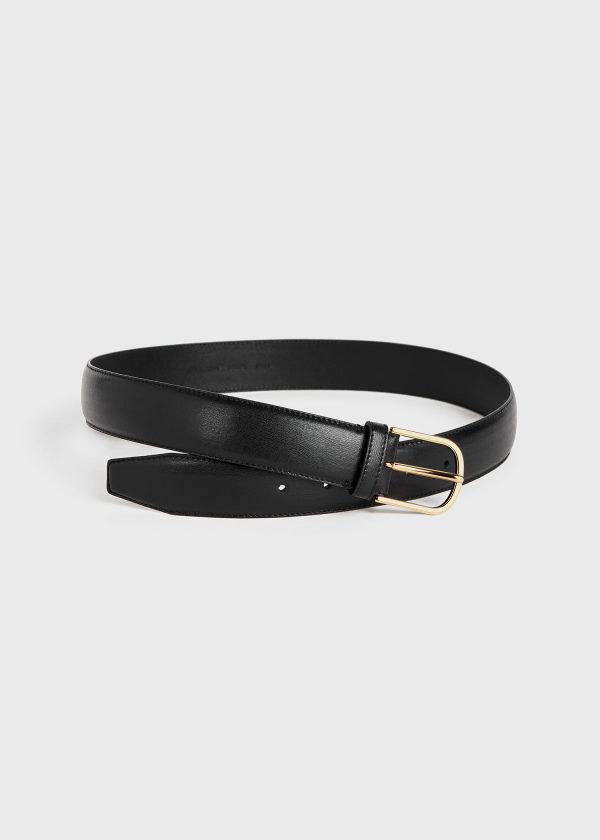 Wide trouser belt black Discount