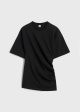 Twisted jersey tee black Online