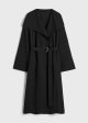 Signature twill coat black Sale