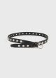 Eyelet belt black Fashion