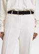 Wide trouser belt espresso Sale