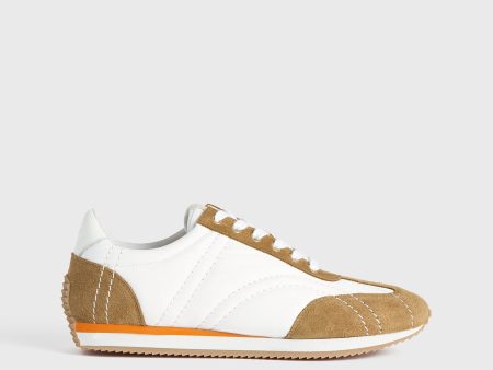 Sport sneakers white tan Online Sale