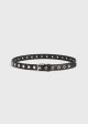 Eyelet belt black Fashion