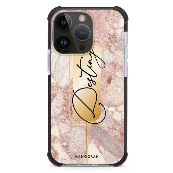 Golden Marble iPhone 14 Pro Max Ultra Shockproof Case Fashion