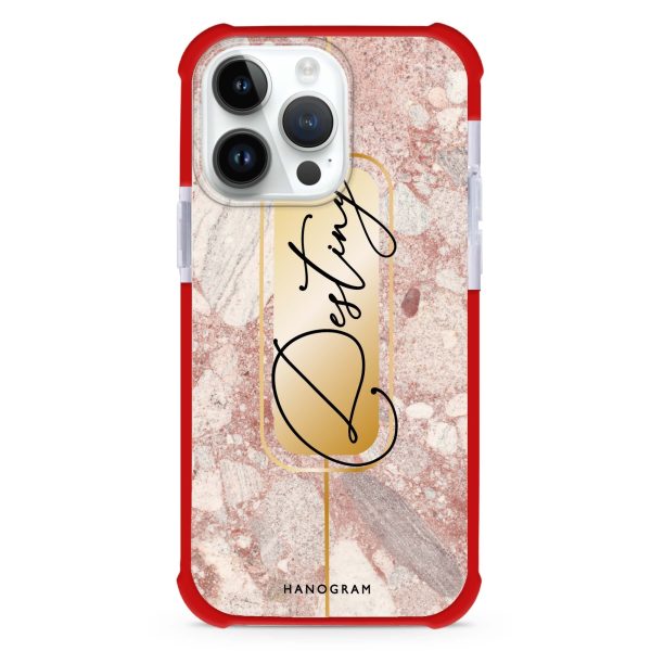 Golden Marble iPhone 14 Pro Ultra Shockproof Case Cheap