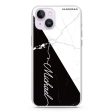 White And Black Marble iPhone 14 Plus MagSafe Compatible Ultra Clear Case Online