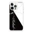 White And Black Marble iPhone 13 Pro Ultra Clear Case For Cheap