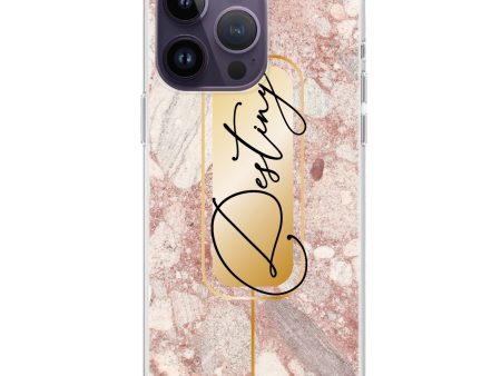 Golden Marble iPhone 14 Pro Max Ultra Clear Case For Discount