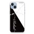 White And Black Marble iPhone 14 Plus Ultra Clear Case Online now