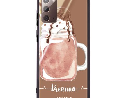 Cup of ice cream II Samsung Note 20 Glass Case For Discount