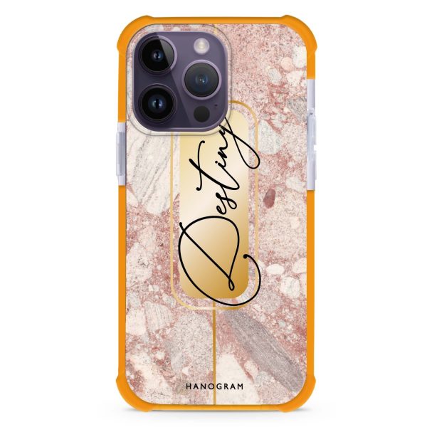 Golden Marble iPhone 14 Pro Ultra Shockproof Case Cheap