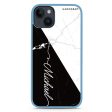 White And Black Marble iPhone 14 Impact Guard Bumper Case Fashion