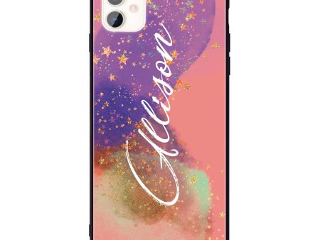 Among Stars iPhone 11 Glass Case Fashion