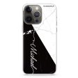 White And Black Marble iPhone 13 Pro Max Ultra Clear Case Fashion