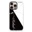 White And Black Marble iPhone 14 Pro Ultra Clear Case Cheap