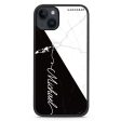 White And Black Marble iPhone 15 Impact Guard Bumper Case Online