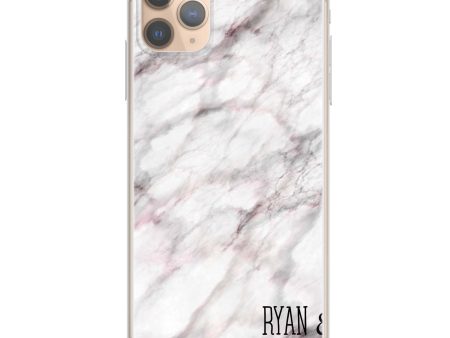 White Marble iPhone 11 Pro Max Ultra Clear Case For Sale