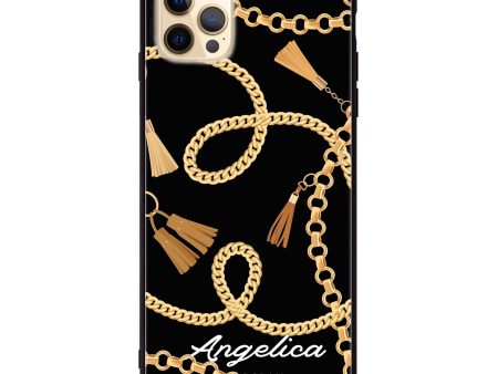 Belt and Chain I iPhone 12 Pro Max Glass Case Sale