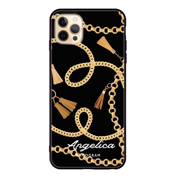 Belt and Chain I iPhone 12 Pro Max Glass Case Sale