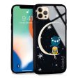 Cute Girl Moon iPhone 12 Pro Max Glass Case For Discount