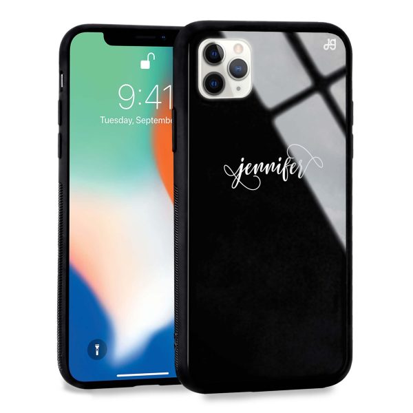 Abstract script writing iPhone 11 Pro Glass Case on Sale