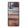 Wood Grain Varigegated Samsung Note 20 Ultra Glass Case Cheap