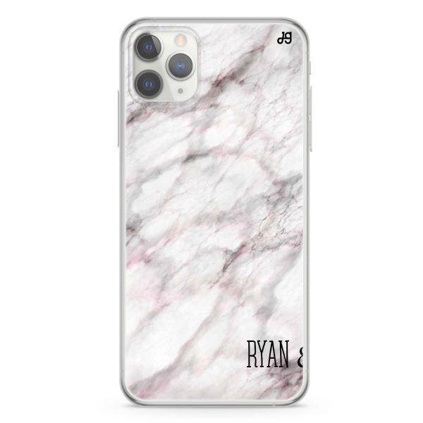 White Marble iPhone 11 Pro Ultra Clear Case For Discount