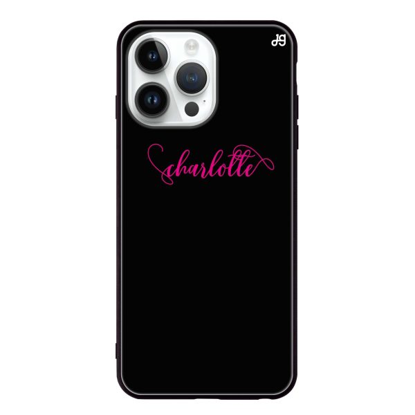 Abstract script writing Glass Case Cheap