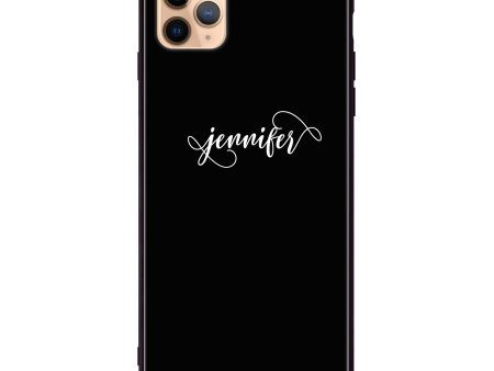 Abstract script writing iPhone 11 Pro Glass Case on Sale