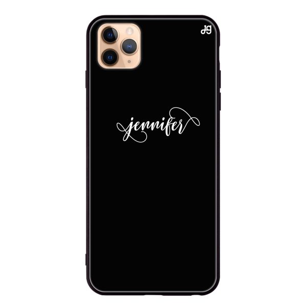 Abstract script writing iPhone 11 Pro Glass Case on Sale