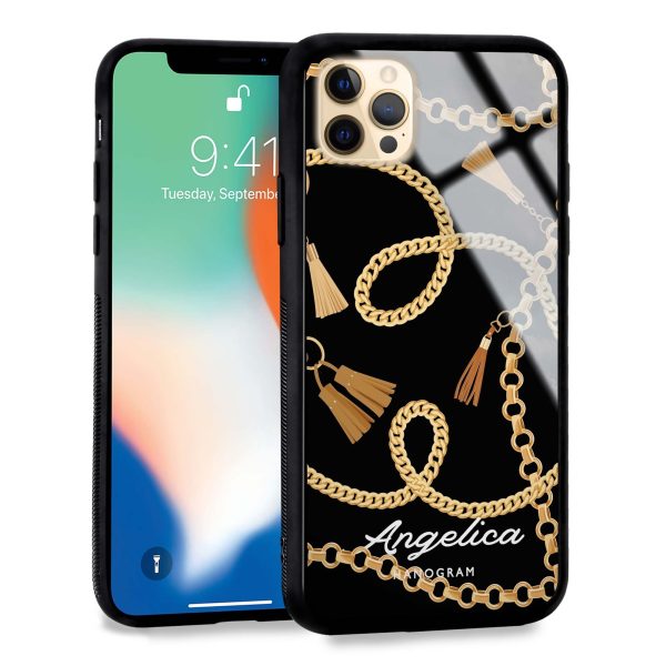 Belt and Chain I iPhone 12 Pro Max Glass Case Sale