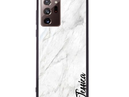 White Marble – Deep Love Samsung Note 20 Ultra Glass Case Fashion