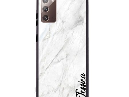 White Marble – Deep Love Samsung Note 20 Glass Case Discount